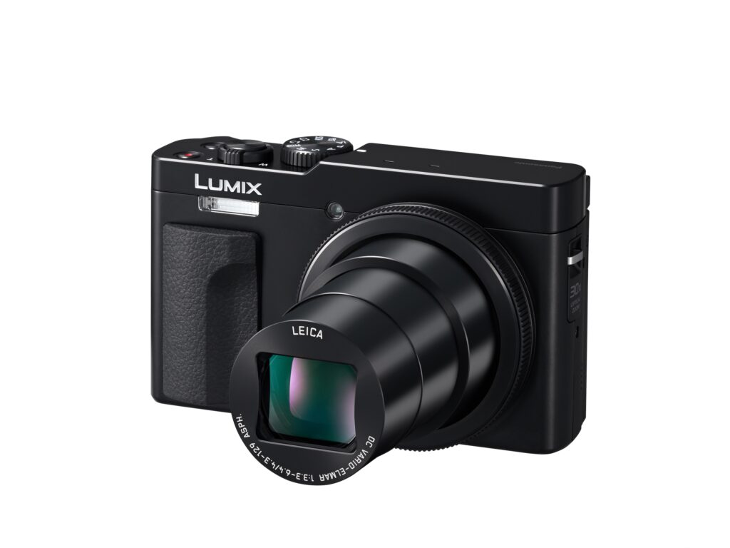 lumix camera DC TZ99E K product image slant tele