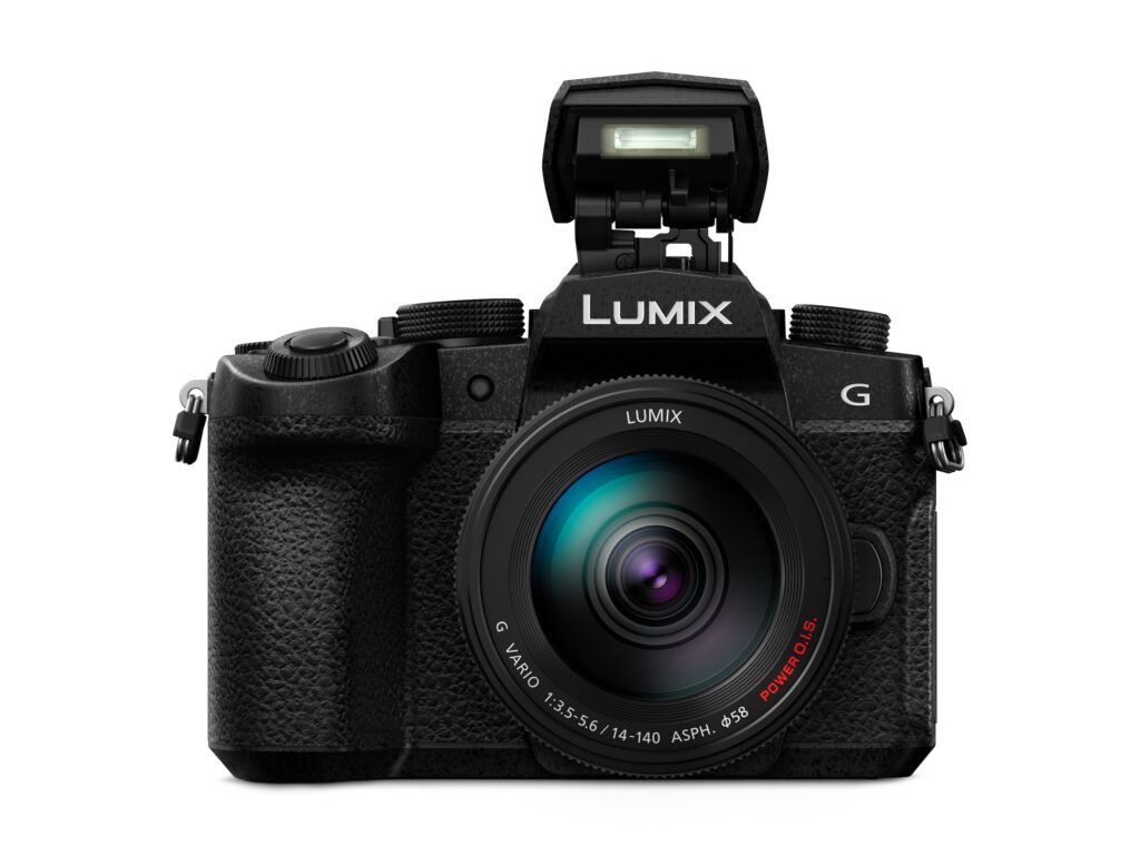 lumix camera kit DC G97HE K product image front flash Popup