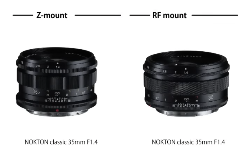 Voigtlander Nokton Classic 35mm f1.4 lens ZRF mount