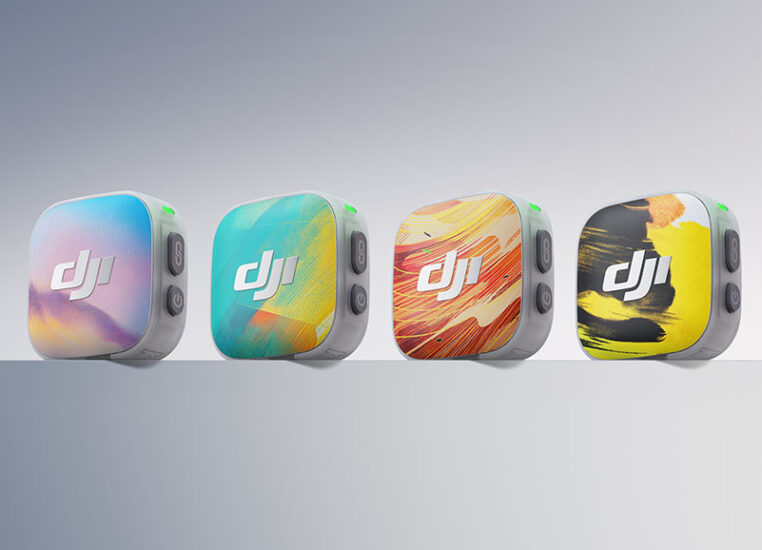 10 Nadajniki DJI Mic Mini 2 z kolorowymi nakladkami