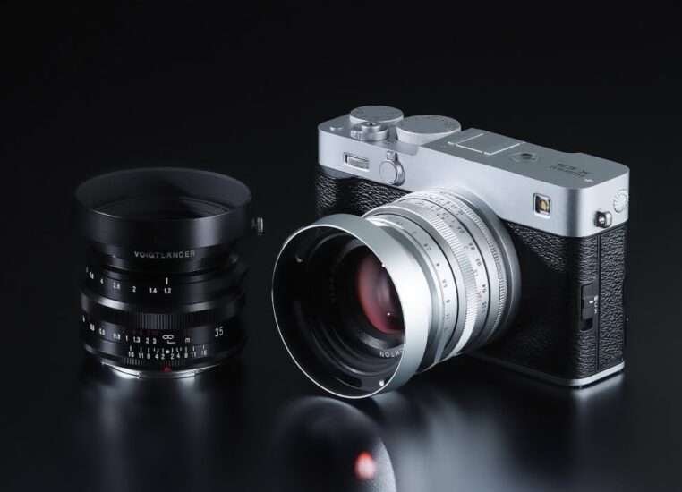 Voigtlander Nokton 35mm f1.2 X Mount Silver 1