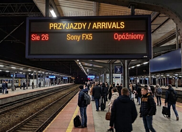 sony fx5 opozniony