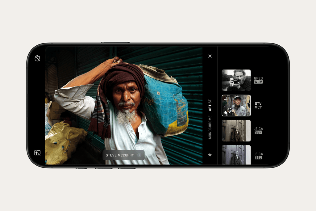 8 Leica LUX SteveMcCurry Interface