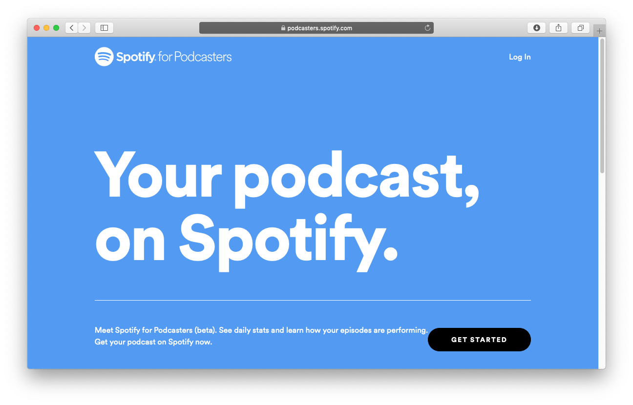 spotify podcasters