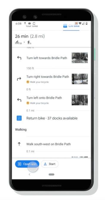 google maps bike 2